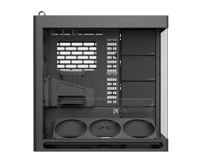 HAVN HS420-08 VGPU Vertical GPU Airflow 4-Storage-Bay Mid Tower PC Case Black