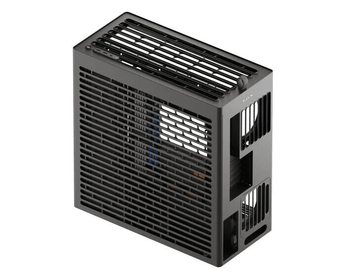 HAVN HS420-08 VGPU Vertical GPU Airflow 4-Storage-Bay Mid Tower PC Case Black