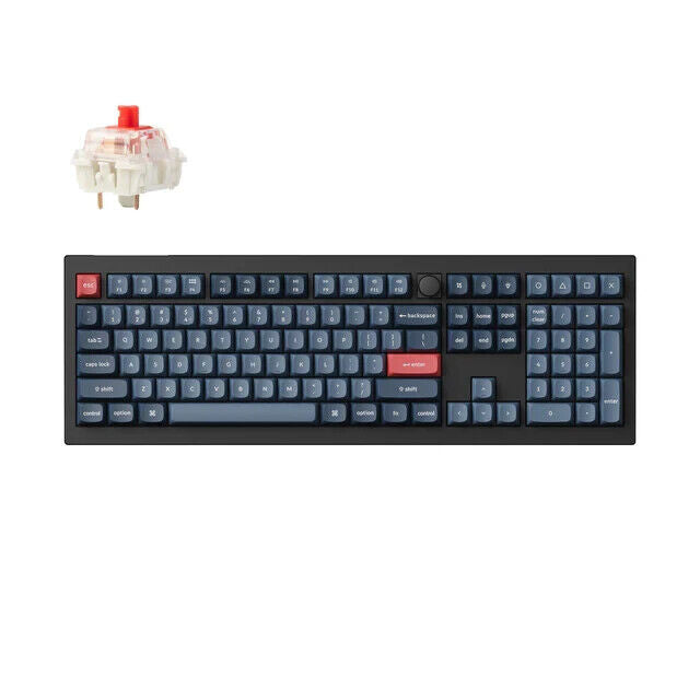 Keychron KB V3M-D1 V3 Max QMK VIA WL F-Assem Knob Gateron Jupiter Red Keyboard