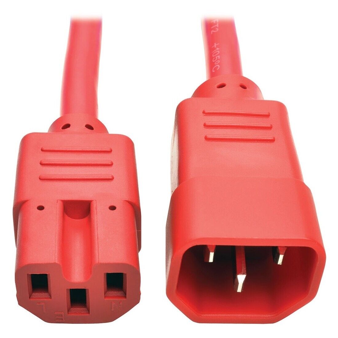 Eaton P018-006-ARD Power Cord C14 to C15 - Heavy-Duty, 15A, 250V, 14 AWG, 6 ft.