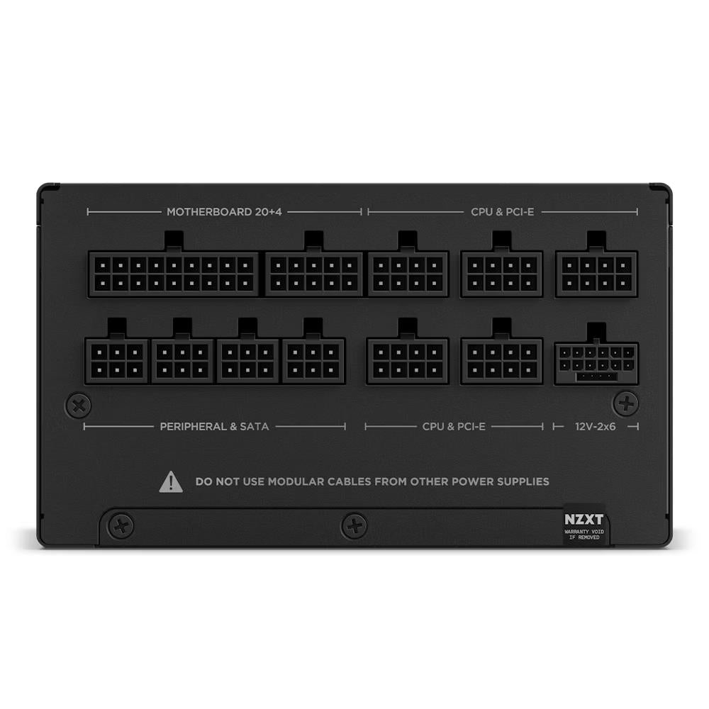 NZXT PA-8G2BB-US C850 80 Plus Gold ATX 3.1 850W Full Modular Power Supply Black