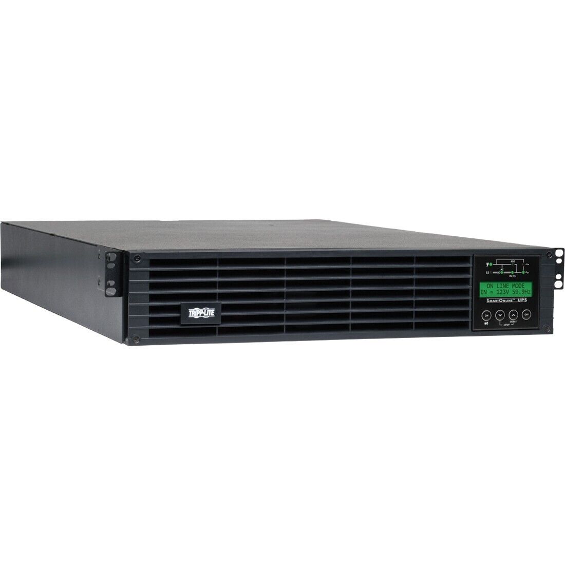 Eaton SU3000RTXLCD2U SmartOnline 120V 3kVA 2.7kW Double-Conversion UPS, 2U Rack/