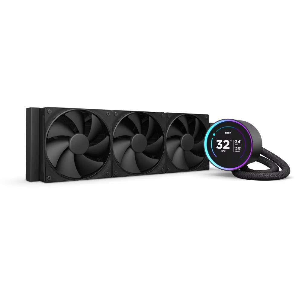 NZXT RL-KN36E-B2 Kraken Elite 360 360mm AIO Liquid Cooler w 2.72" IPS LCD Black