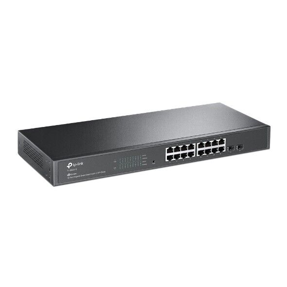 TP-Link SG2218 JetStream 16-Port Gigabit Smart Managed Switch w 2 SFP Slots