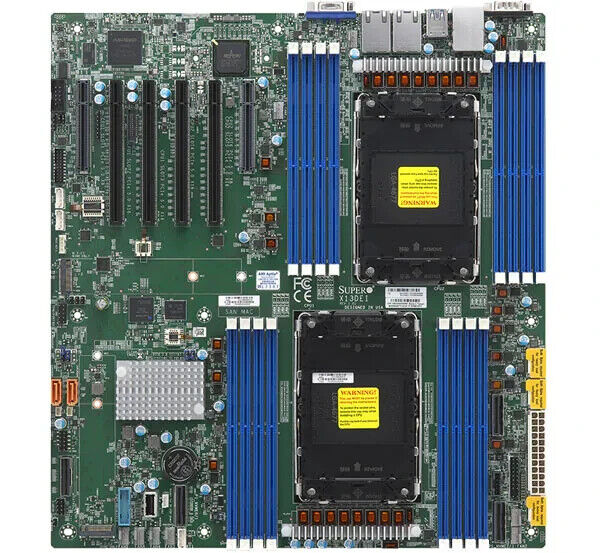 Supermicro MBD-X13DEI-O MB Xeon LGA4677 C741 16x DDR5 ECC SATA M.2 Dual GBe ETH