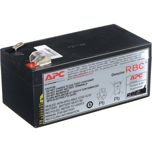 APC RBC35 Replacement UPS Battery Cartridge #35 3000 mAh 12V DC VRLA Black