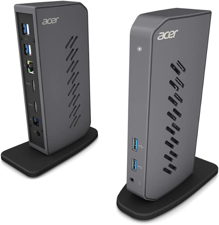 Acer GP.DCK11.00J U301 USB-A/B 3.1 Gen 1 Dock Docking Station HDMI RJ45 Black