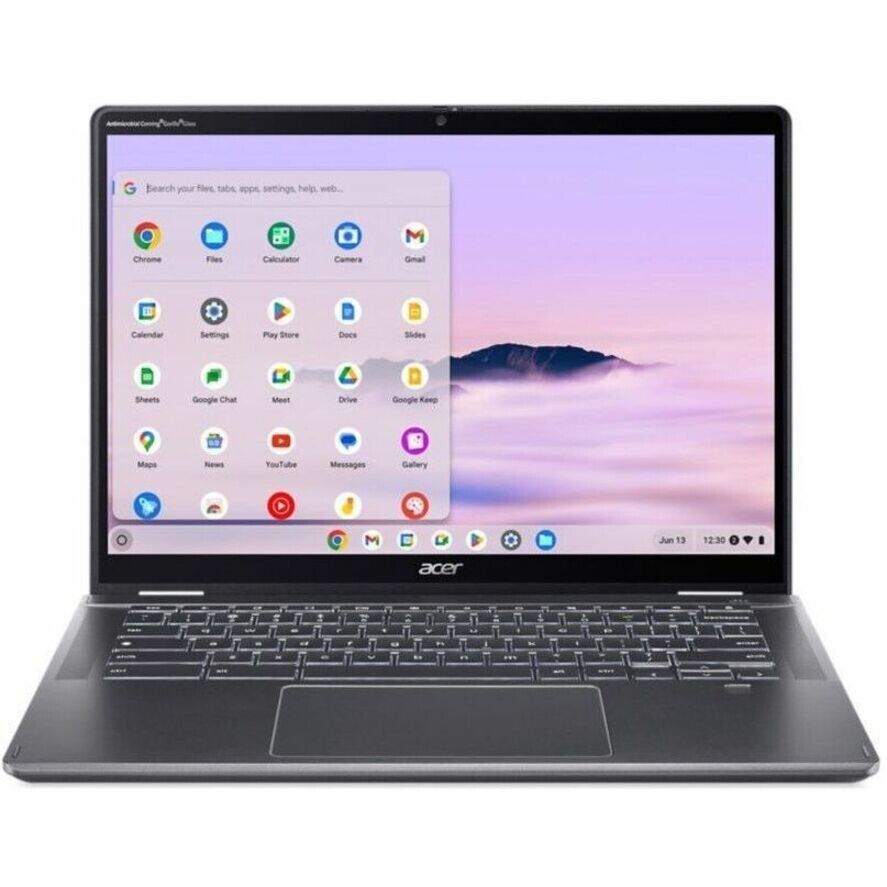 Acer NX.KWFAA.003 14" Chromebook Plus Spin 514 Touch Core3 16GB 256GB CAM Iron