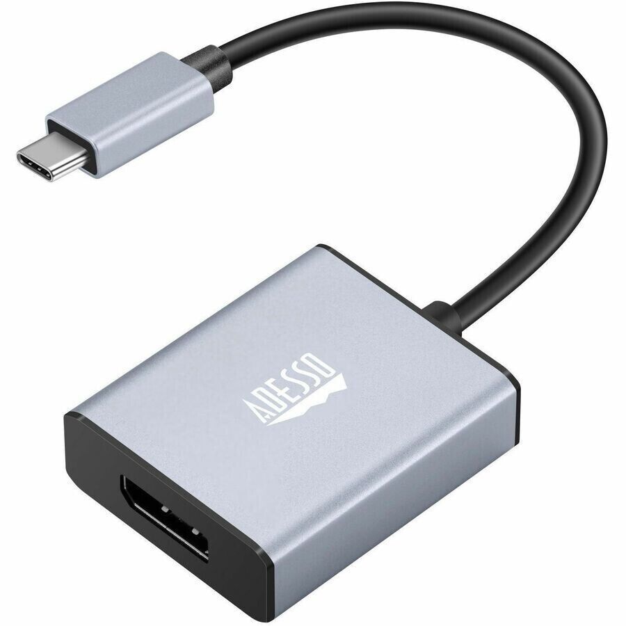 Adesso AUH-5030 5" USB-C to DsplayPort DP Female Converter Adapter 3840x2160 Gra