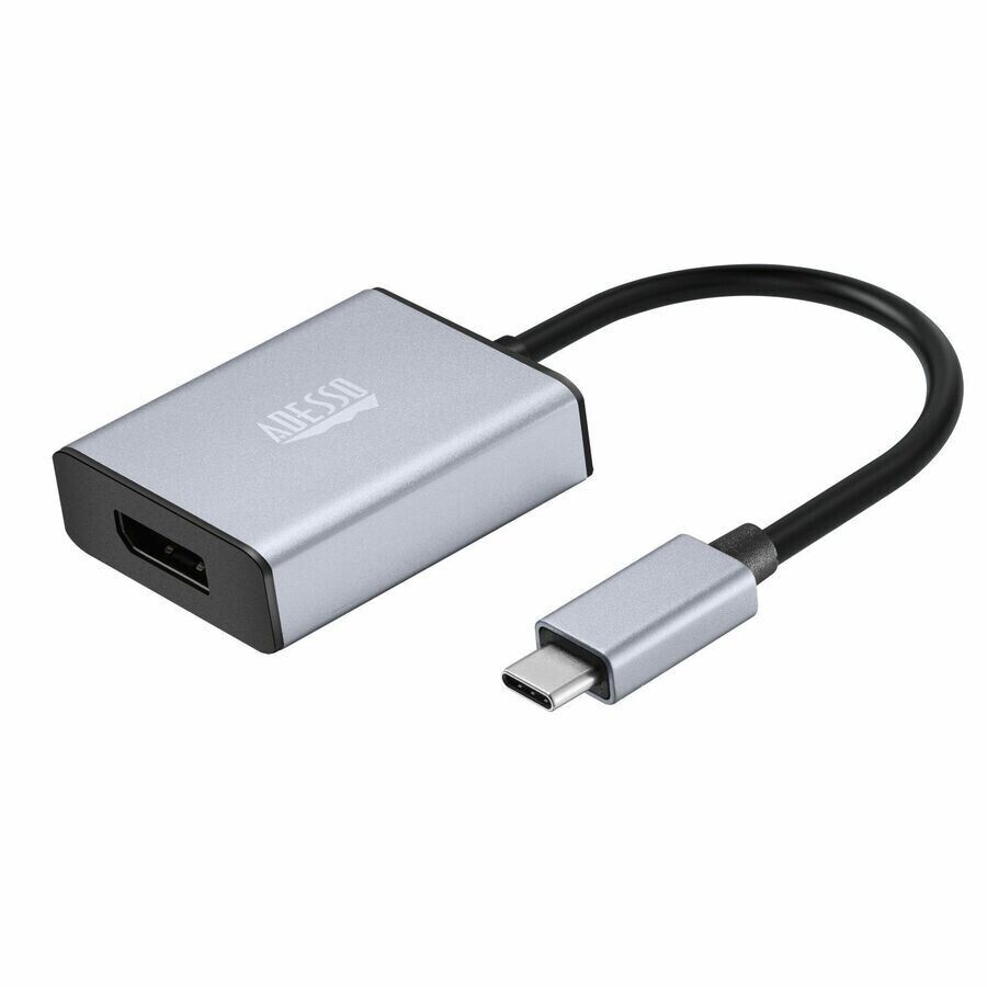 Adesso AUH-5030 5" USB-C to DsplayPort DP Female Converter Adapter 3840x2160 Gra