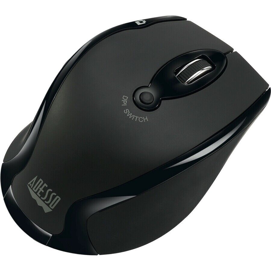 Adesso iMouse M20B Wireless Ergonomic Right Handed Mouse 1500dpi 6 Btns Scroll
