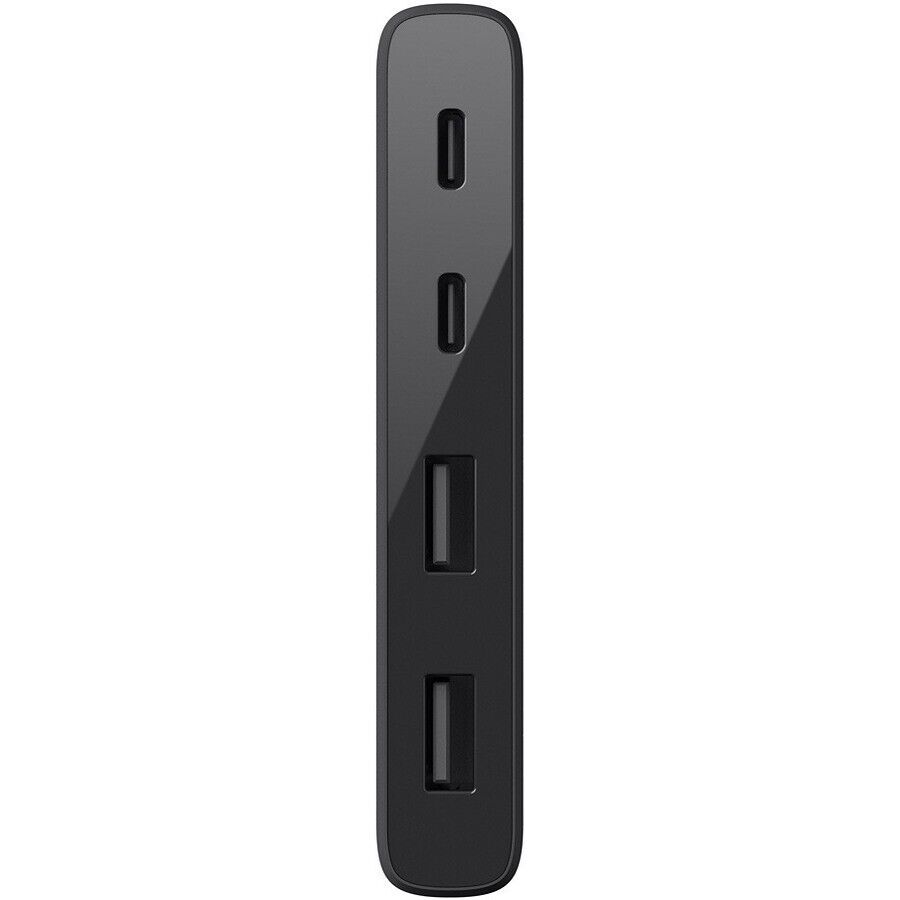 Belkin B2B153-04-BLK 4-Port USB Mini Hub 2.5" Cable Foldaway 2x USB-C 2x USB-A