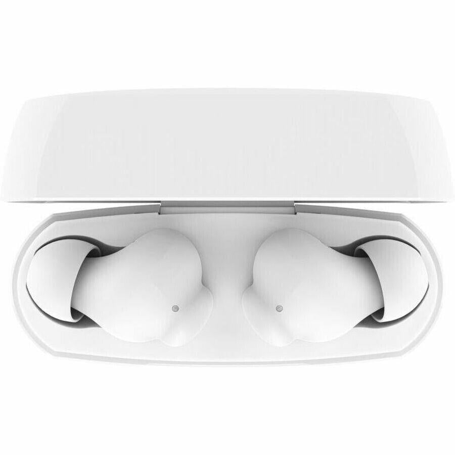 Belkin AUC012btWH SoundForm Rhythm True Wireless Stereo Earbuds Black w Case