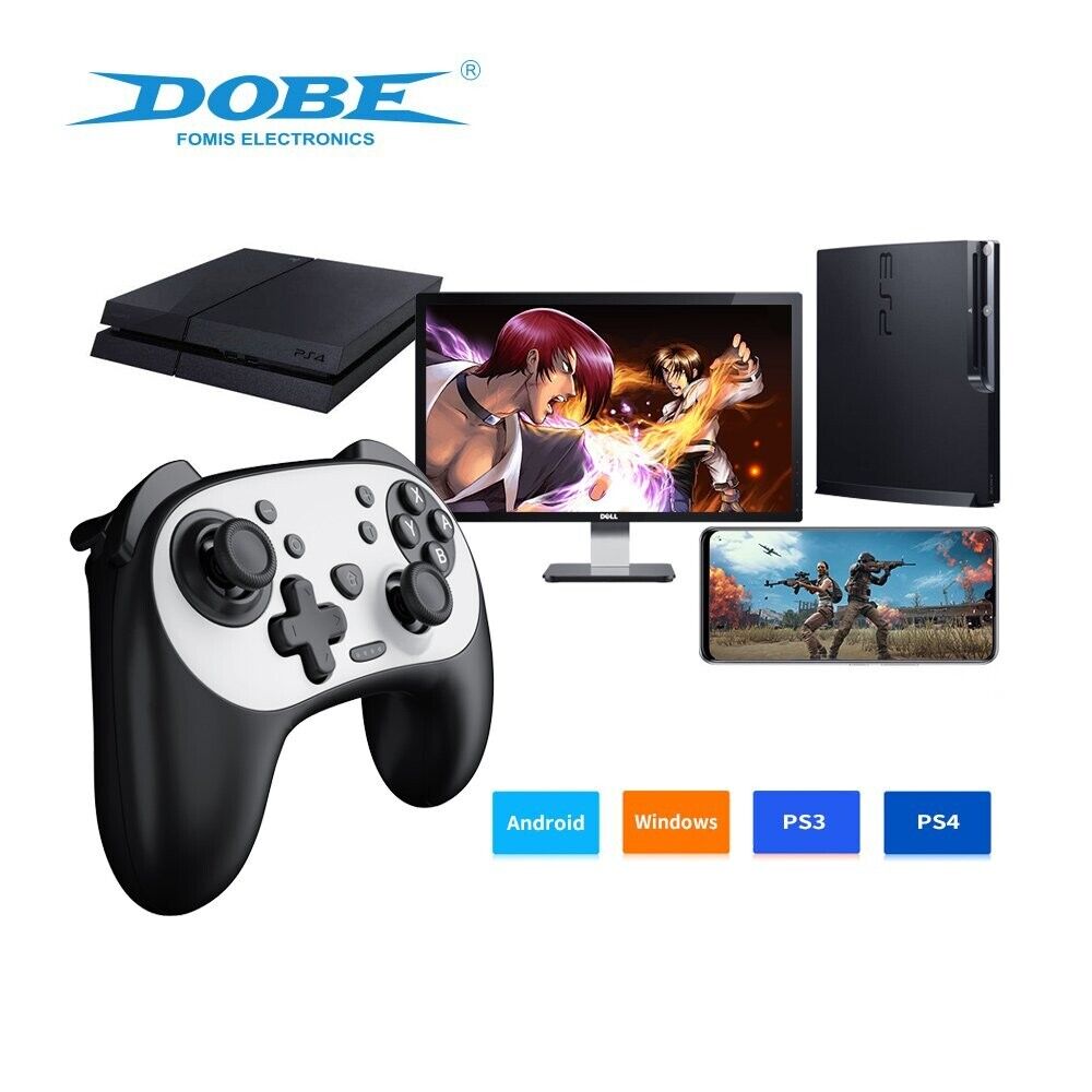 DOBE TNS-2101 WHITE + BLACK TNS-2101 Bluetooth Wireless Gaming Controller