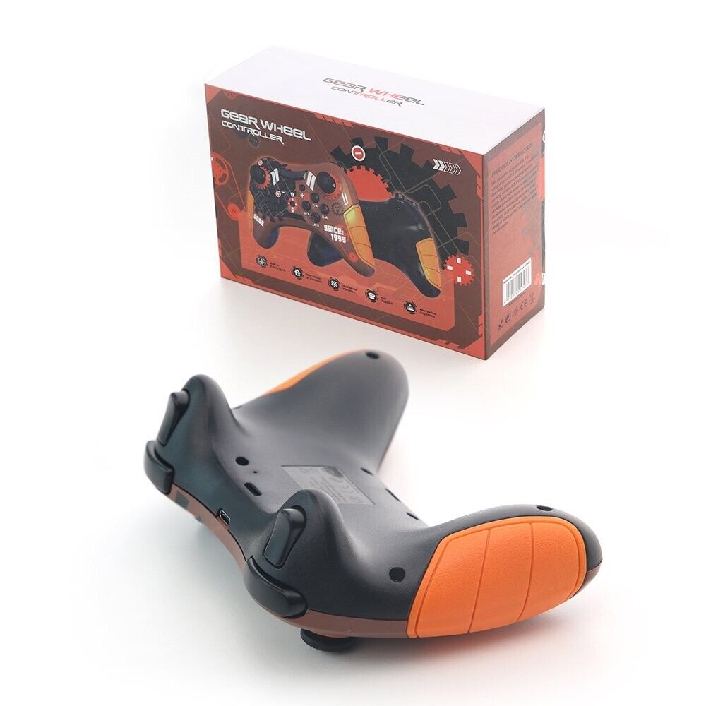 DOBE TY-3839 ORANGE Multi-Platform PC Wireless Controller, Bluetooth Gaming