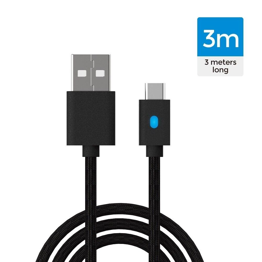 DOBE TY-0803B 10ft Braided USB C Stronger 1A Charging Cable Compatible with ps5