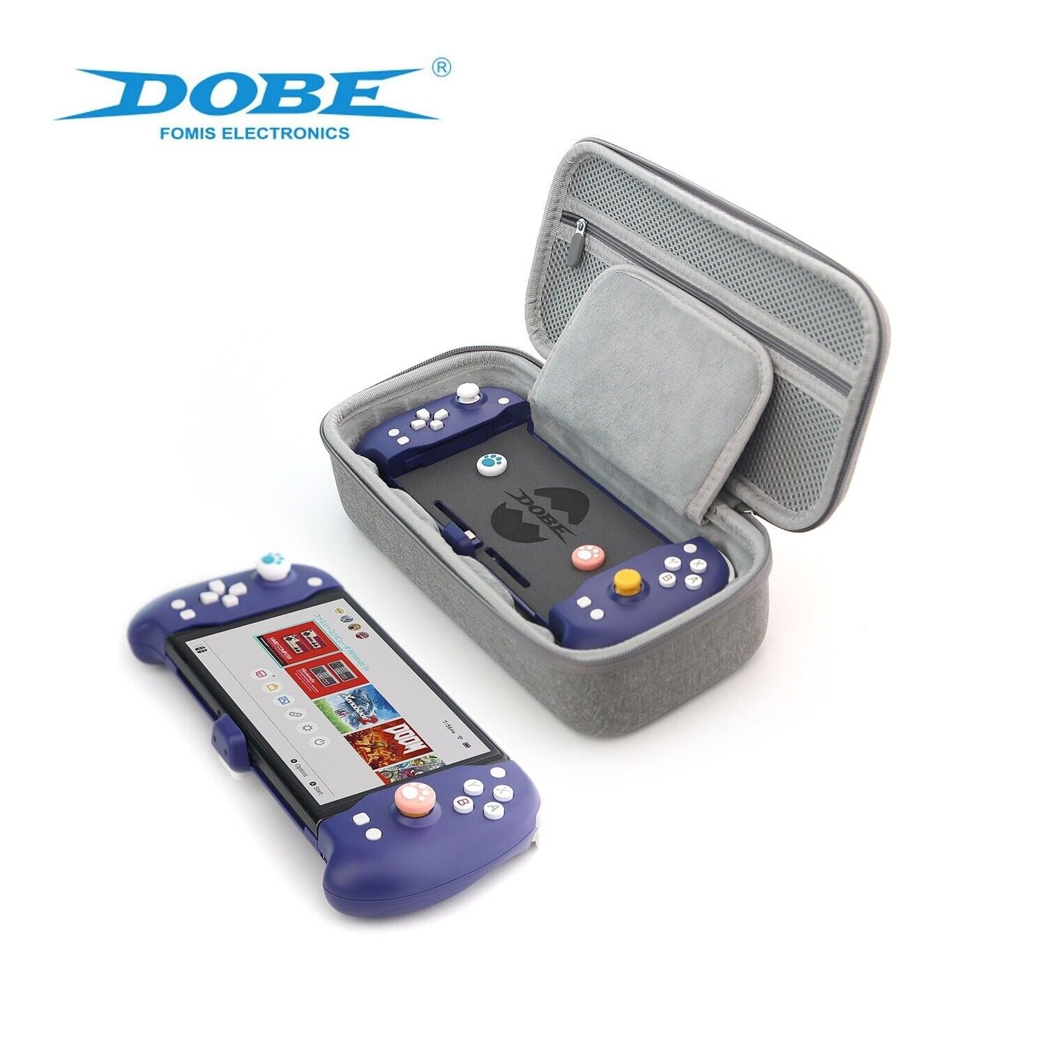 DOBE TNS-1188B Hall Effect Plug-play Handheld Mode SWICTH Controller w Kickstand