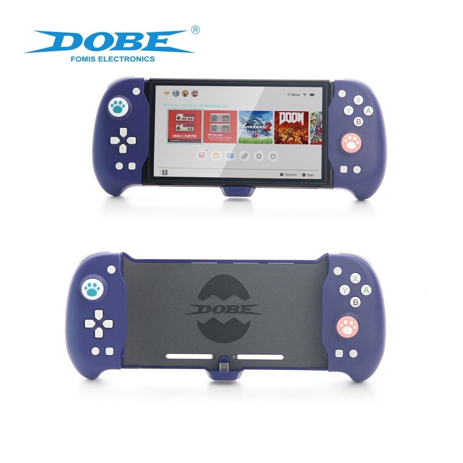 DOBE TNS-1188B Hall Effect Plug-play Handheld Mode SWICTH Controller w Kickstand