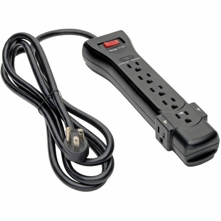 Eaton SUPER7B 7-Outlet Power Surge Protector w 7Ft Cord 2160 Joules LED Black