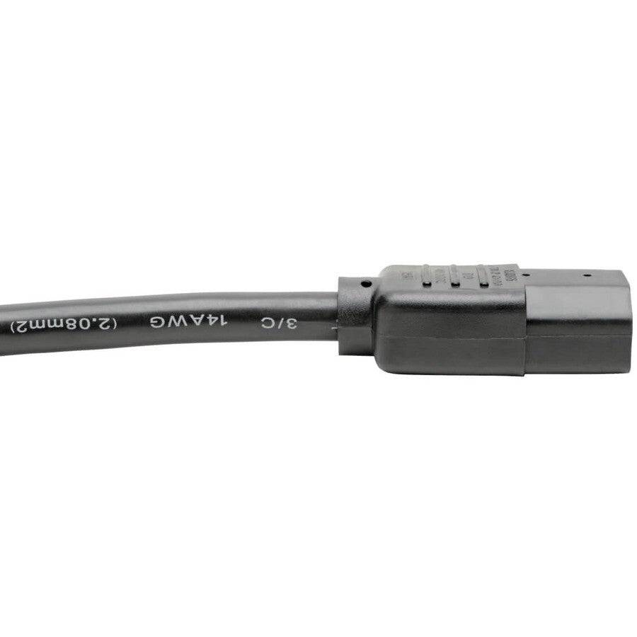 Eaton P005-010 10Ft PDU Power Distribution Unit Cord C13 to C14 15A 250V 14AWG