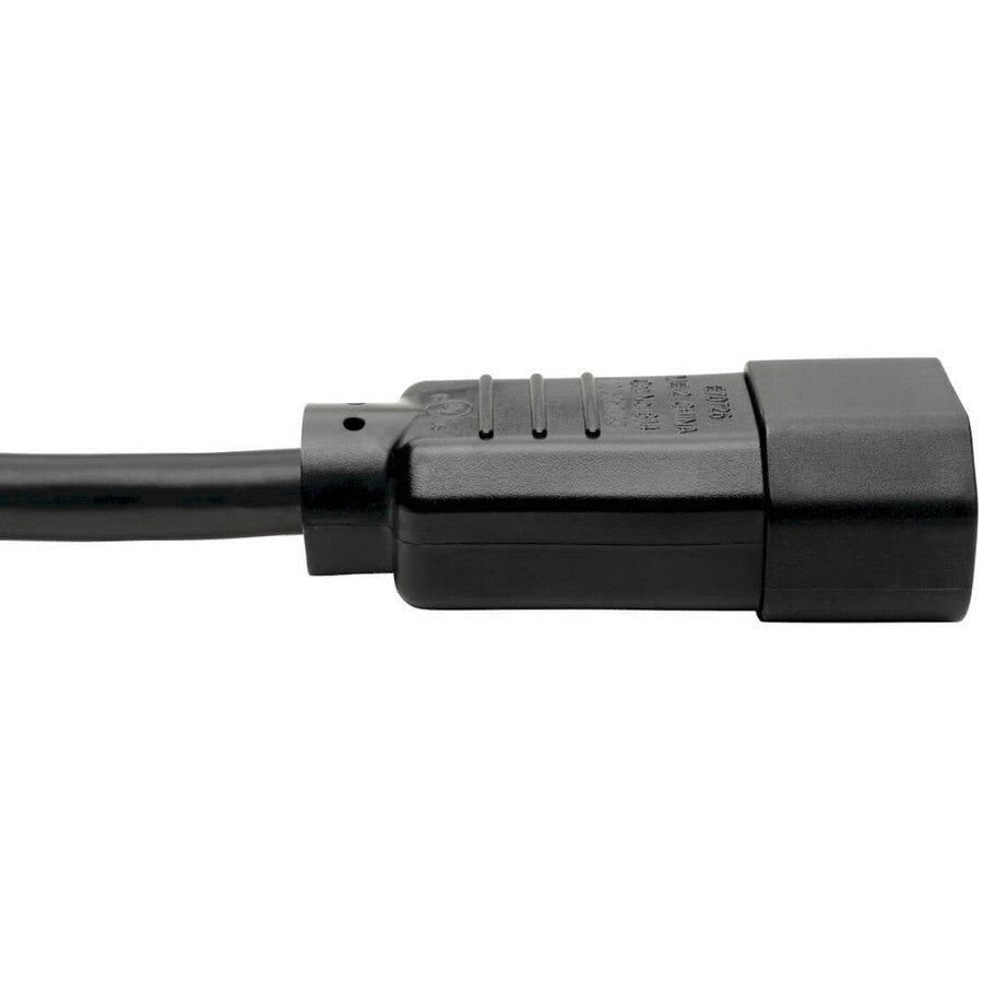 Eaton P018-003 3Ft Power Cord IEC C14 to C15 Heavy Duty 15A 250V 14AWG
