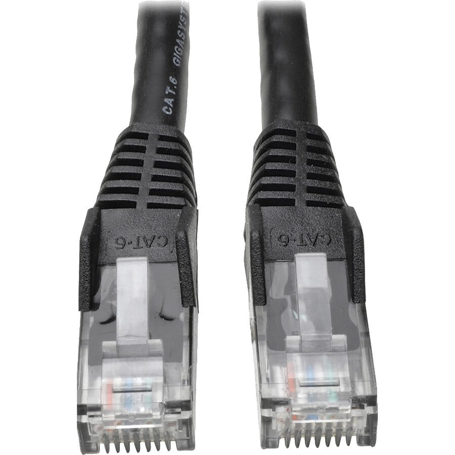 Eaton N201-050-BK 50FT CAT6 Snagless Molded UTP Ethernet Gigabit RJ45 Cable BLk
