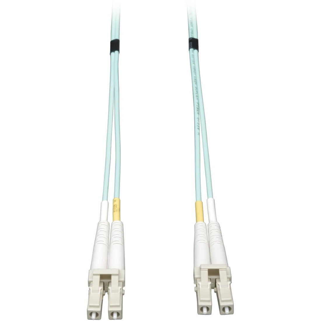 Eaton N820-02M 6Ft Duplex Multimode 50/125 OM4 LSZH Fiber Patch Cable LC/LC Aqua