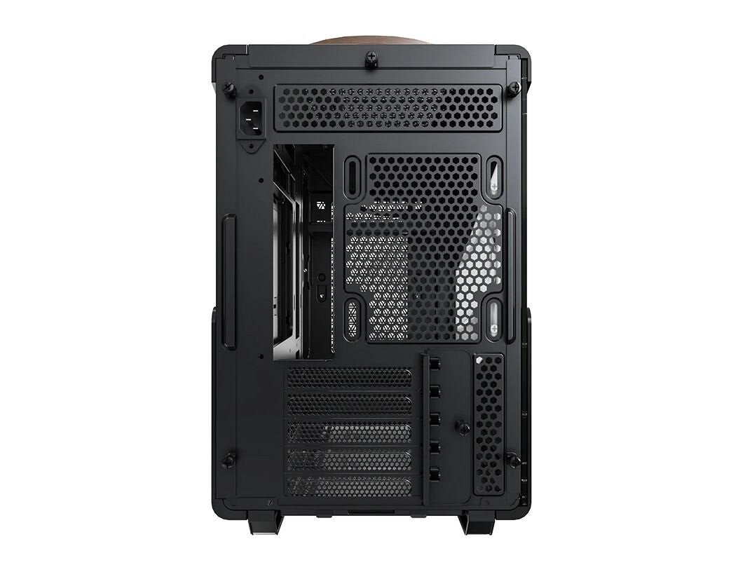 Montech HERITAGE-B Heritage Micro ATX Mini-ITX Tempered Glass/Leather Finish Cas
