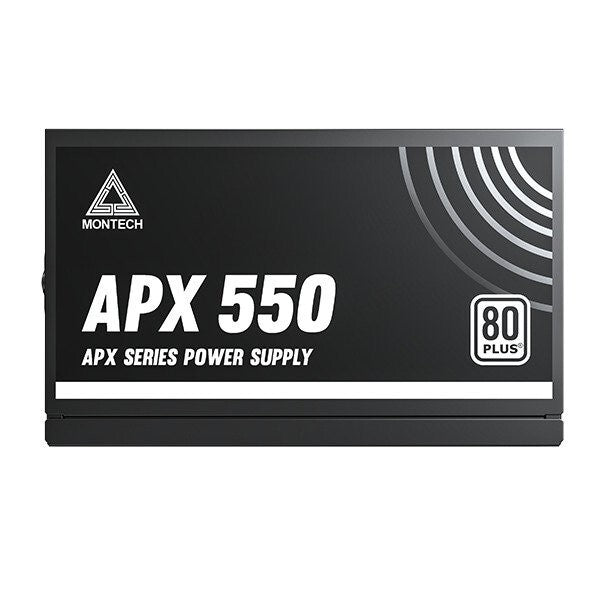 Montech APX 550W APX Series Power supply (internal) - DC-DC - ATX12V - 80 PLUS