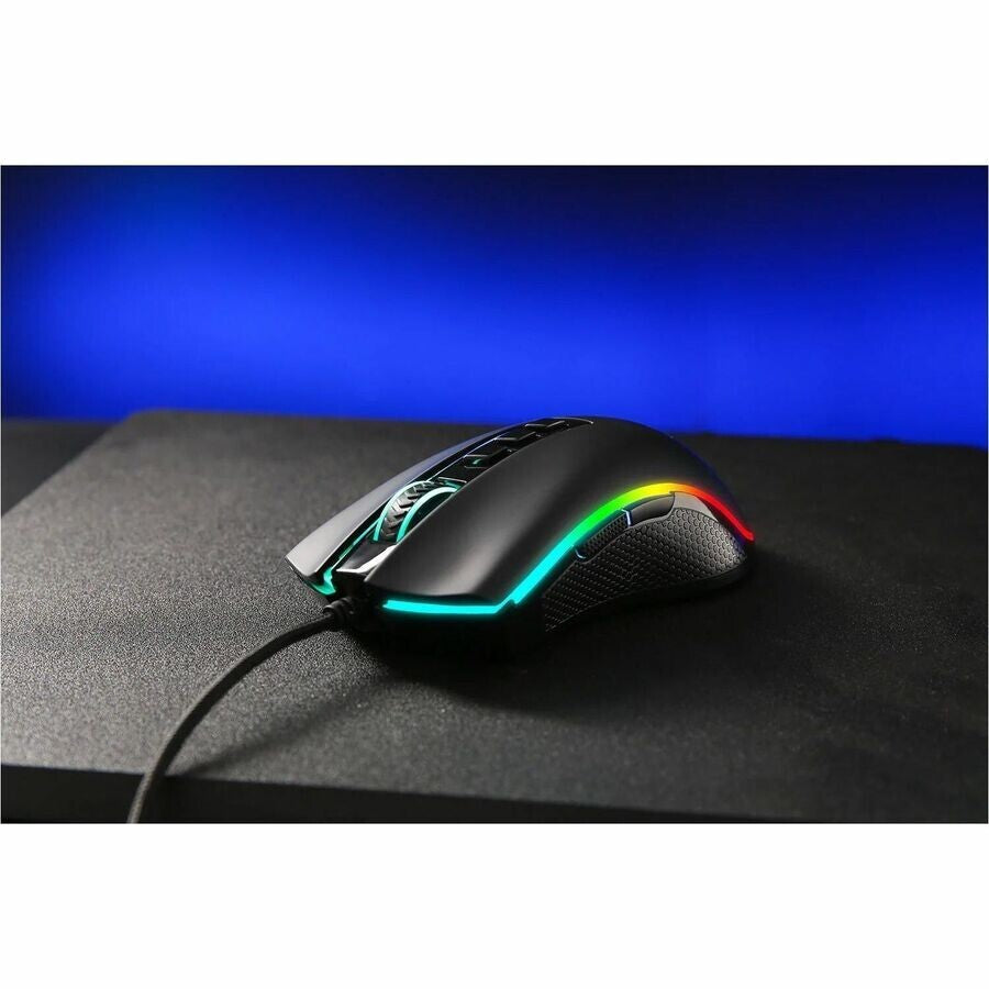 Redragon M711 Cobra Gaming Mouse Optical - Cable - Black - USB 3.0 - 10000 dpi
