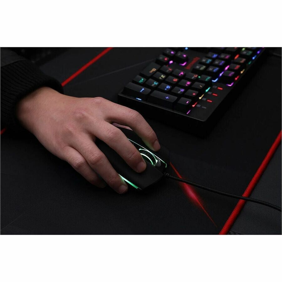Redragon M711 Cobra Gaming Mouse Optical - Cable - Black - USB 3.0 - 10000 dpi