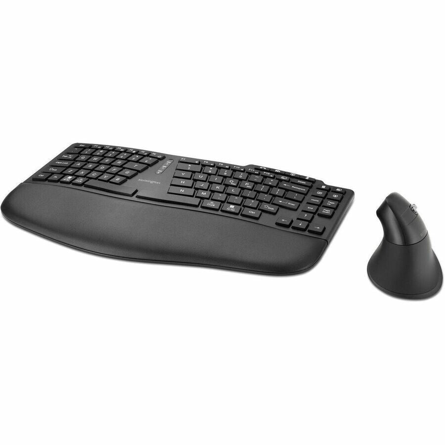 Kensington K75492US ProFit Ergo KM675 EQ Wireless RF BT Keyboard 2400DPI Mouse