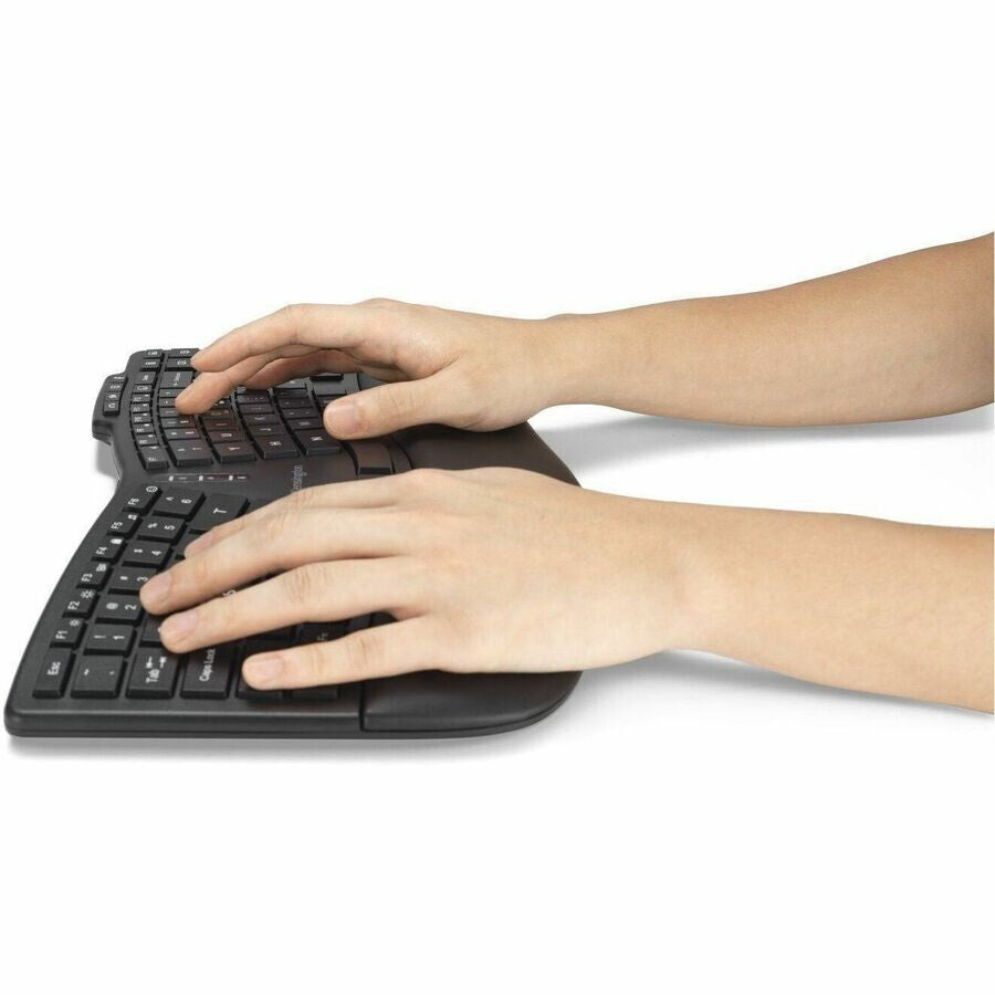 Kensington K75492US ProFit Ergo KM675 EQ Wireless RF BT Keyboard 2400DPI Mouse