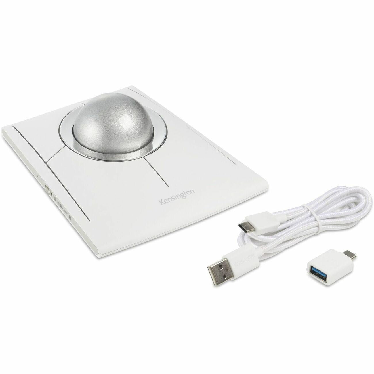 Kensington K72084NA SlimBlade Pro EQ Wireless RD BT USB-C 8 BTNS Trackball White