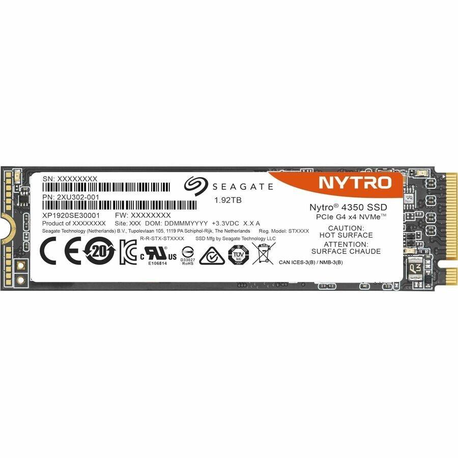 Seagate XP1920SE30001 Nytro 1.92 TB Solid State Drive M.2 2280 Internal PCI BULK