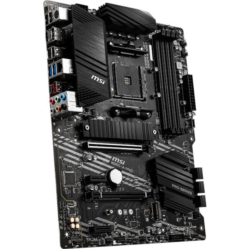 MSI B550APRO AMD B550 Socket AM4 4x DDR4 Gig-ETH HDI- DP SATA ATX Motherboard