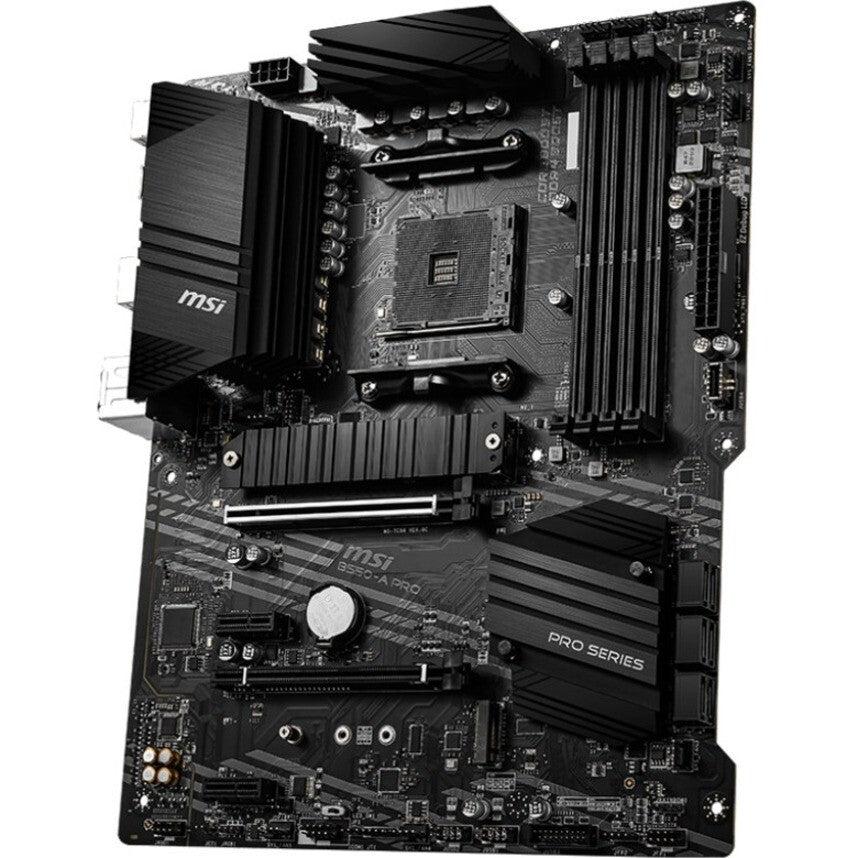 MSI B550APRO AMD B550 Socket AM4 4x DDR4 Gig-ETH HDI- DP SATA ATX Motherboard
