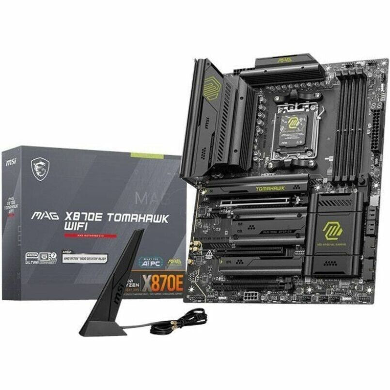 MSI X870ETMAHAWKWIFI Tomahawk WiFi AMD AM5 4xDDR5 HDI- DP SATA ATX Motherboard