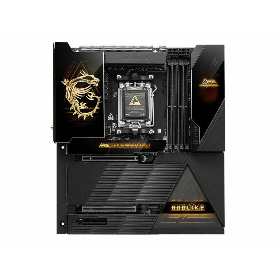 MSI X87EGODLIKE X870E MEG Godlike AM5 Ryzen 7 8 9 4xDDR5 DP M.2 SATA 10G-LAN MBD