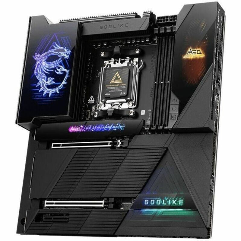 MSI X87EGODLIKE X870E MEG Godlike AM5 Ryzen 7 8 9 4xDDR5 DP M.2 SATA 10G-LAN MBD