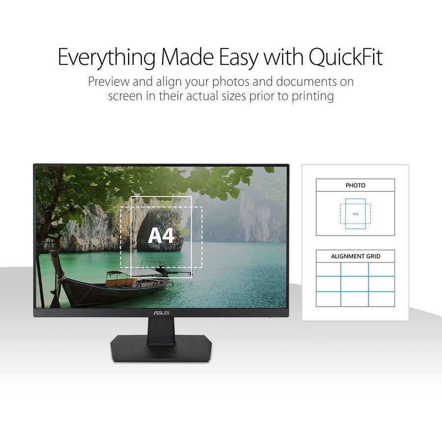 Asus VA27EHE 27" Class Full HD Gaming LCD Monitor 16:9 - Adaptive Sync - 250 Nit