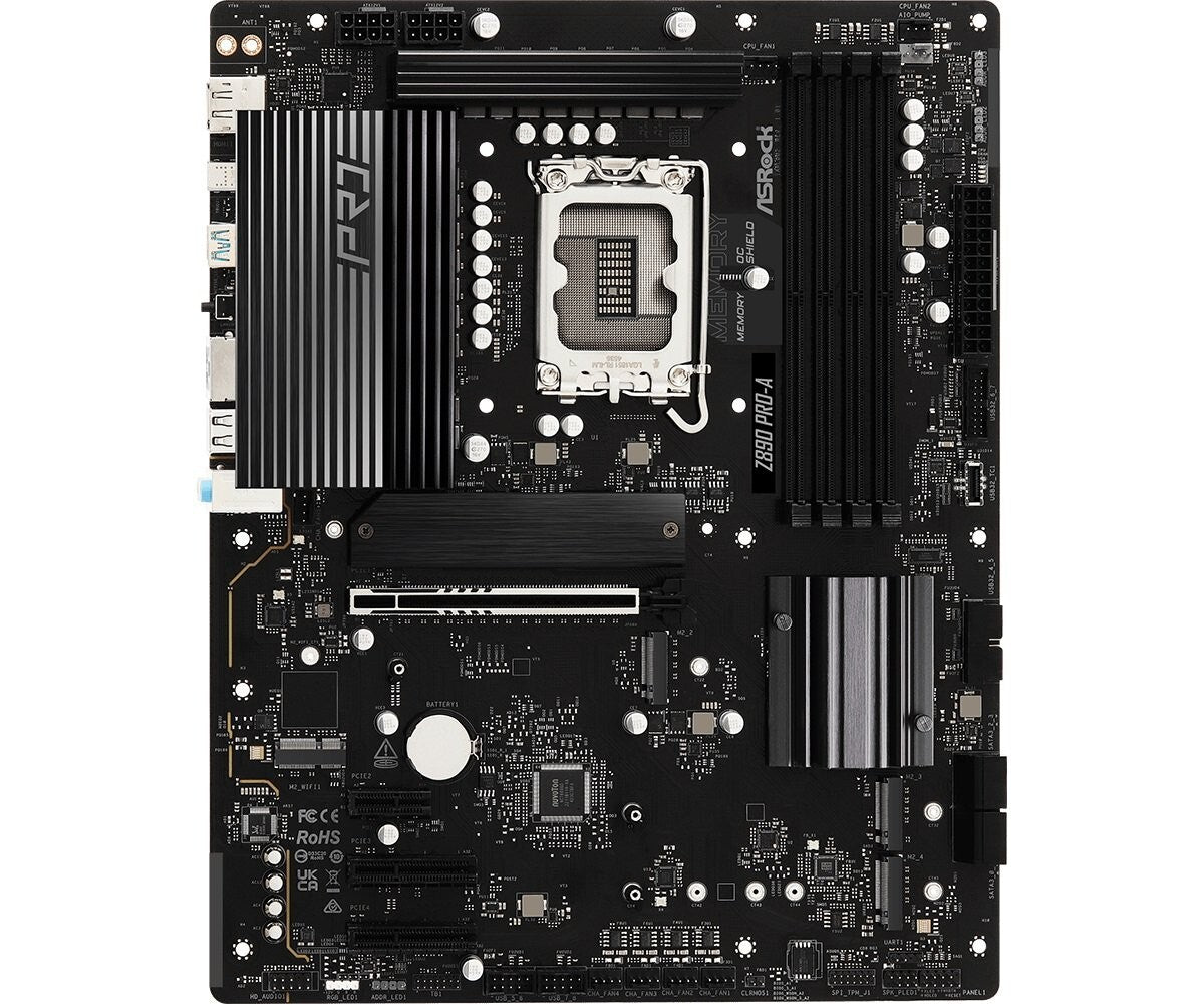 ASRock Z890 PRO-A LGA1851RL-ILM/ Intel Z890/ DDR5/ SATA3/ USB 3.2/ M.2/ ATX MB