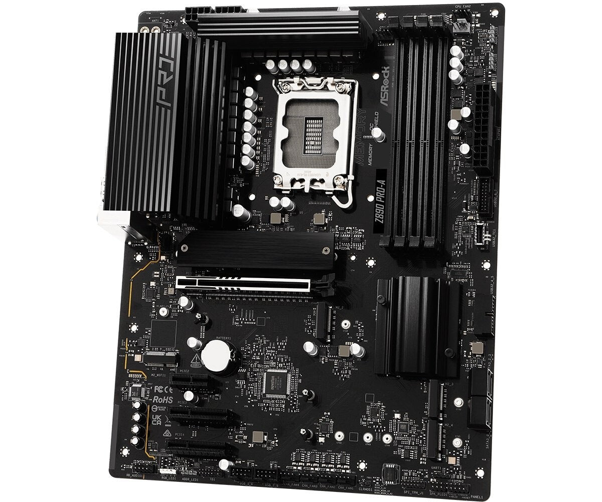 ASRock Z890 PRO-A LGA1851RL-ILM/ Intel Z890/ DDR5/ SATA3/ USB 3.2/ M.2/ ATX MB