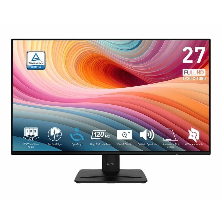 MSI PROMP271AE2 Pro MP271A E2 27" FHD Monitor 16:9 1920x1080 300N 4m HDI- VGA DP