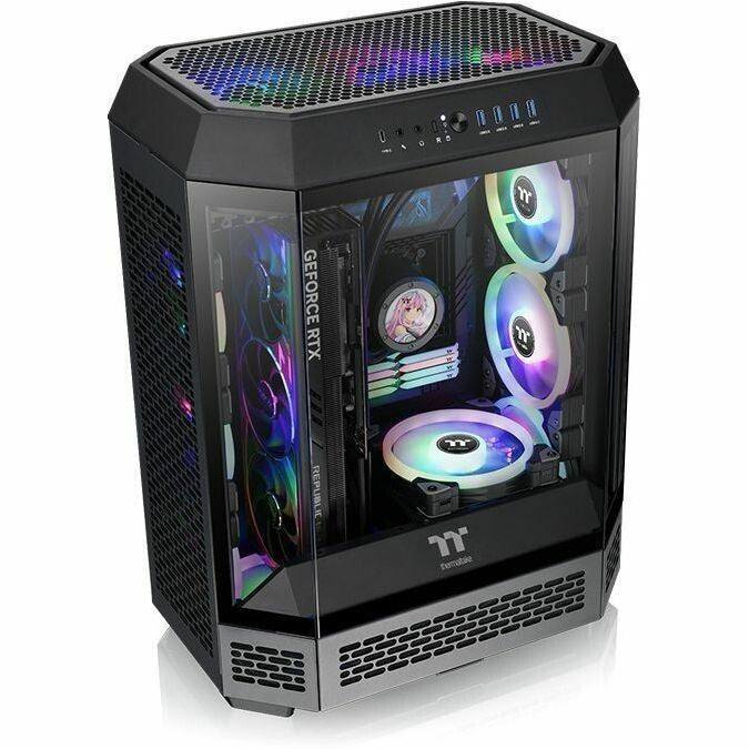 Thermaltake CA-1Z1-00M1WN-00 Tower 600 Mid Tower Chassis - Tempered Glass, SPCC