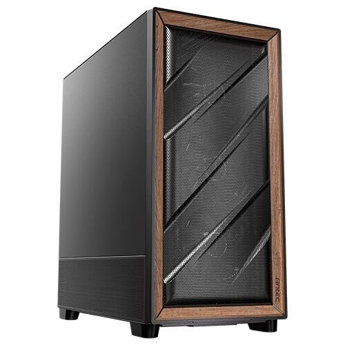 Antec FLUX SE, Sound-Dampening Side Panels, 5 x PWM Fans Included, Front Panel