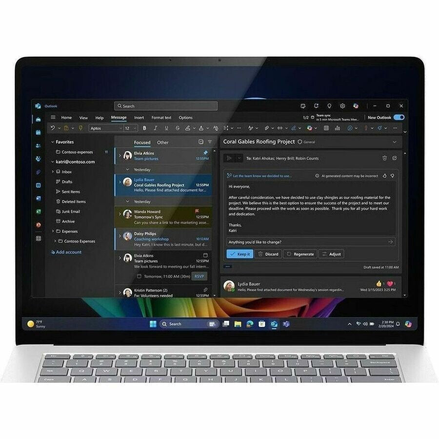 Microsoft EP2-33252 Surface Laptop 7 15" Touch Intel 7 16G 256G 2496x1664 Win 11