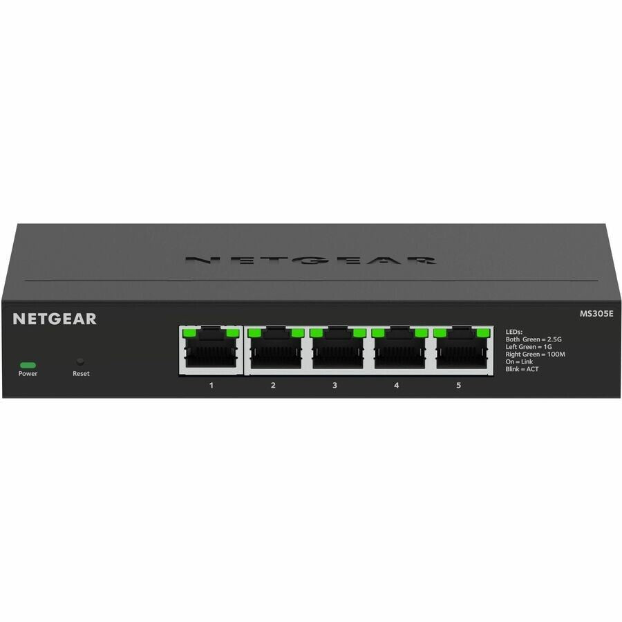 Netgear MS305E-100NAS 5 Port 2.5 Gigabit Smart Managed Ethernet Switch