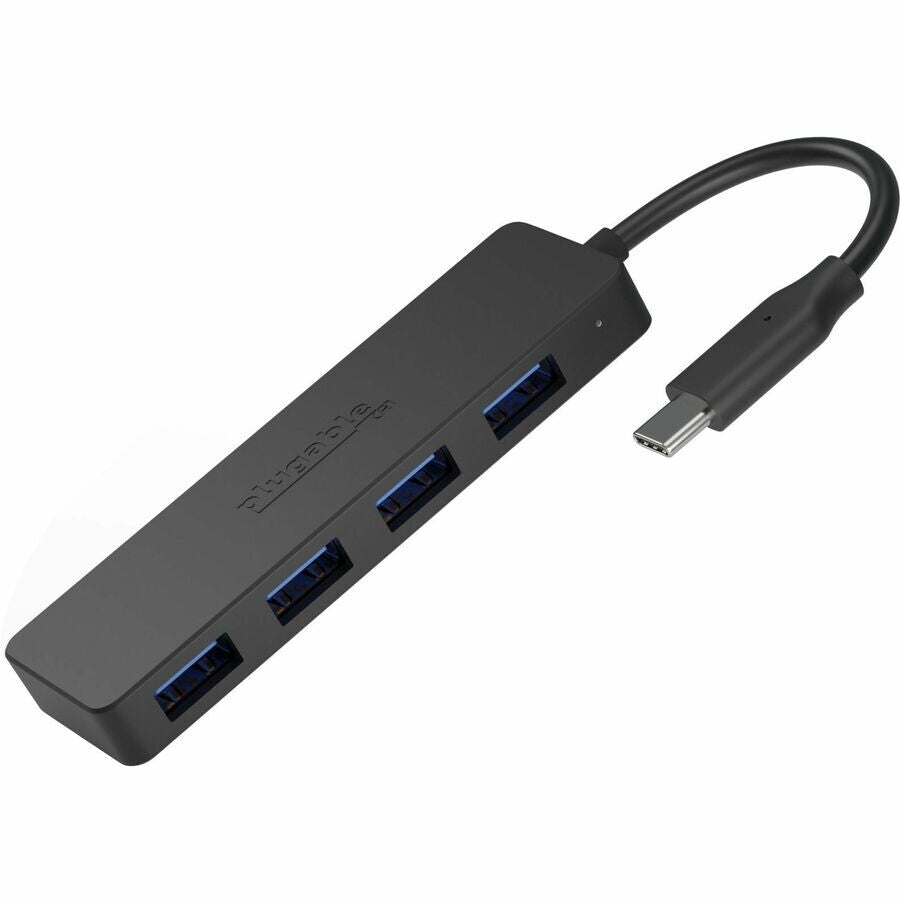 Plugable USBC-HUB4A 4 Port USB-C to USB 3.0 Hub Laptop Splitter 640Mbps Transfer