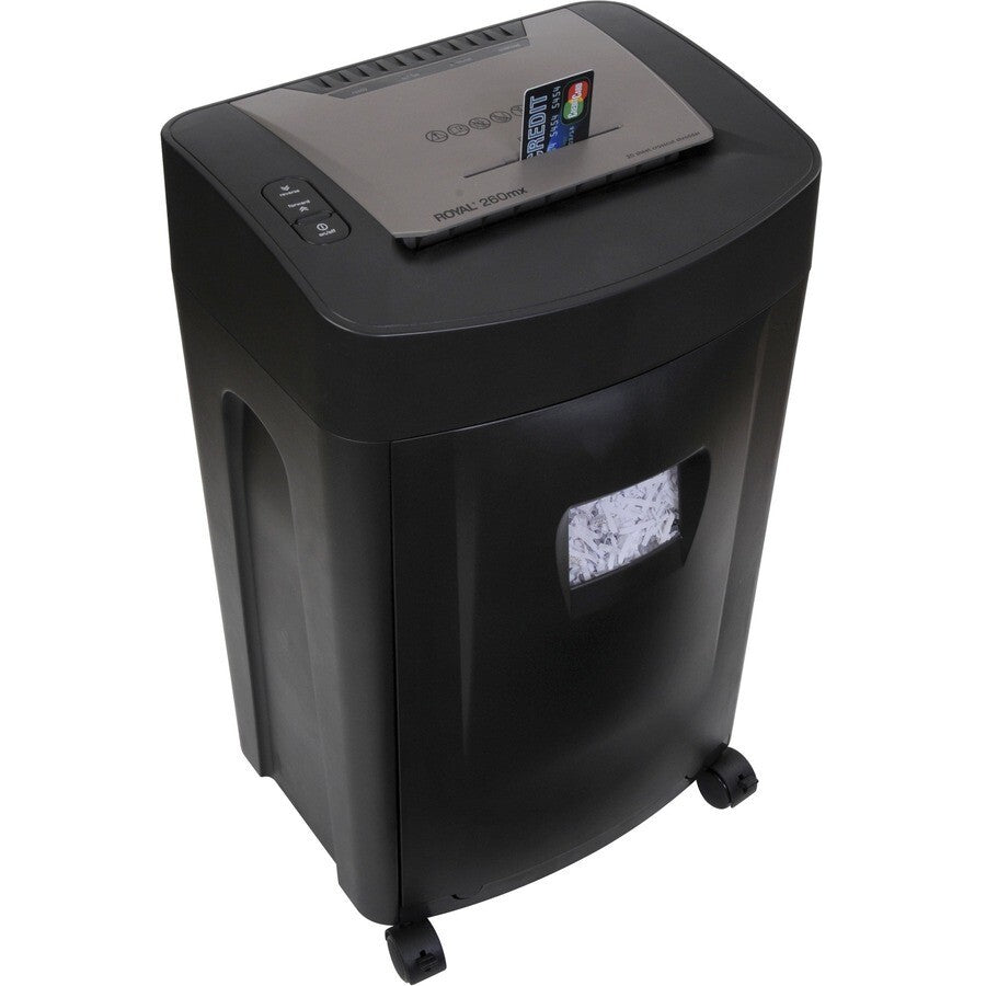 Royal 95000B 260MX Noncontinuous Shredder Cross Cut 20 Per Pass Paper/CC/CD
